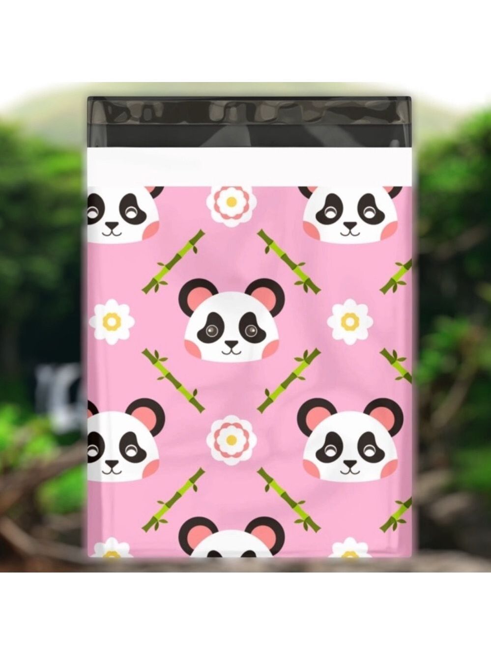 25 10X13 Poly Mailers, Pink Panda, Shipping Envelopes, PRICE IS FIRM - Picture 4 of 7